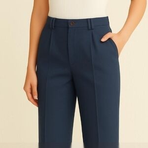 In Moda Navy Blue Trousers/Pants, 10, GUC